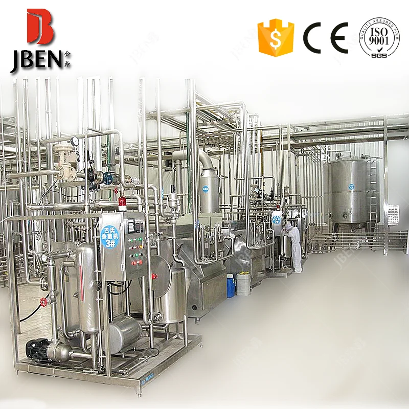 
Automatic Dairy Milk Processing Machinery Pasteurized Milk Production Line 