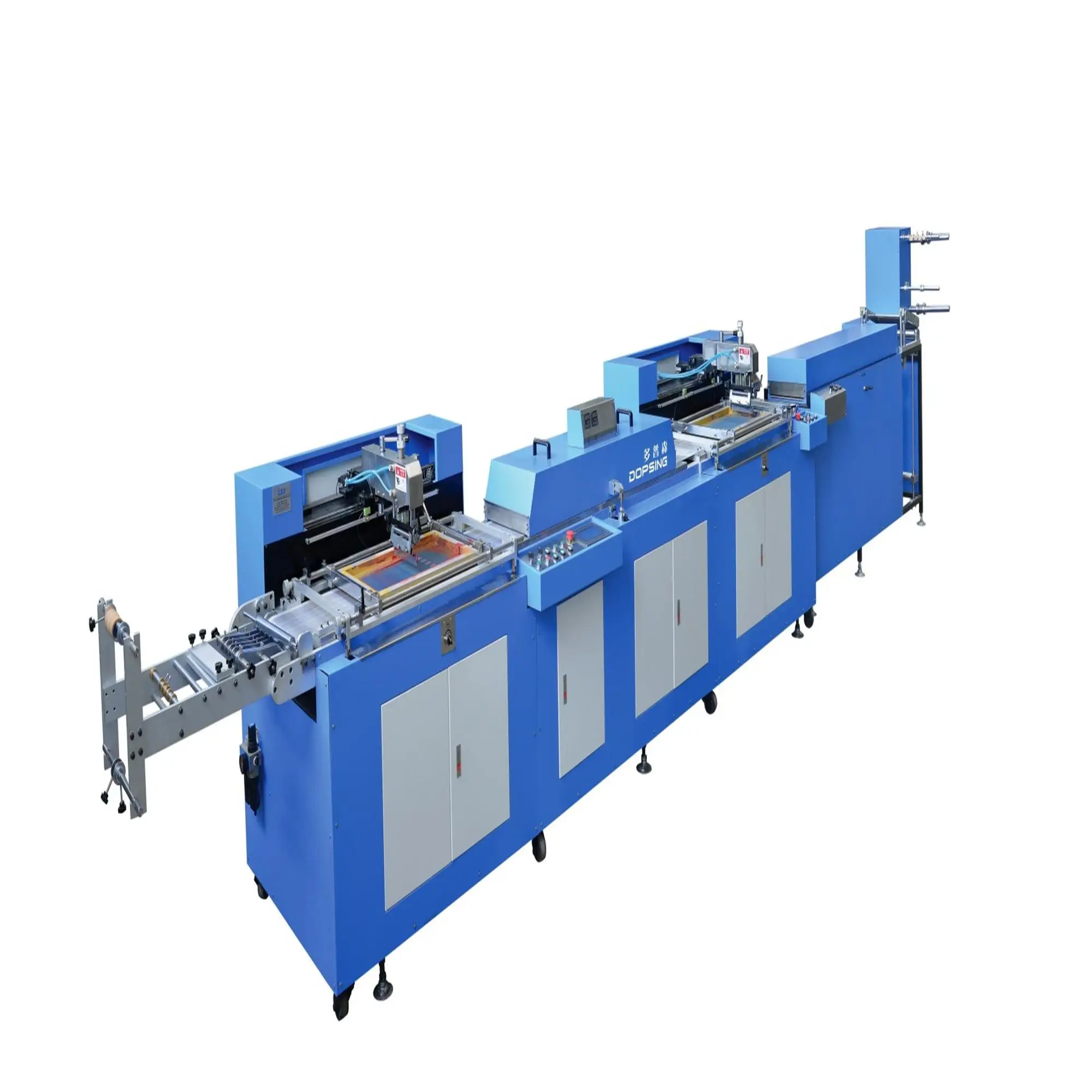 KINWAH(DOPSING) Cotton Labels Automatic silk screen printing machine equipment for sale
