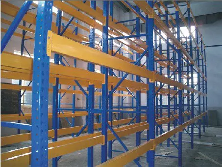 50.8mm pitch Teardrop racking pallet racks- Racking for chemicals and cement