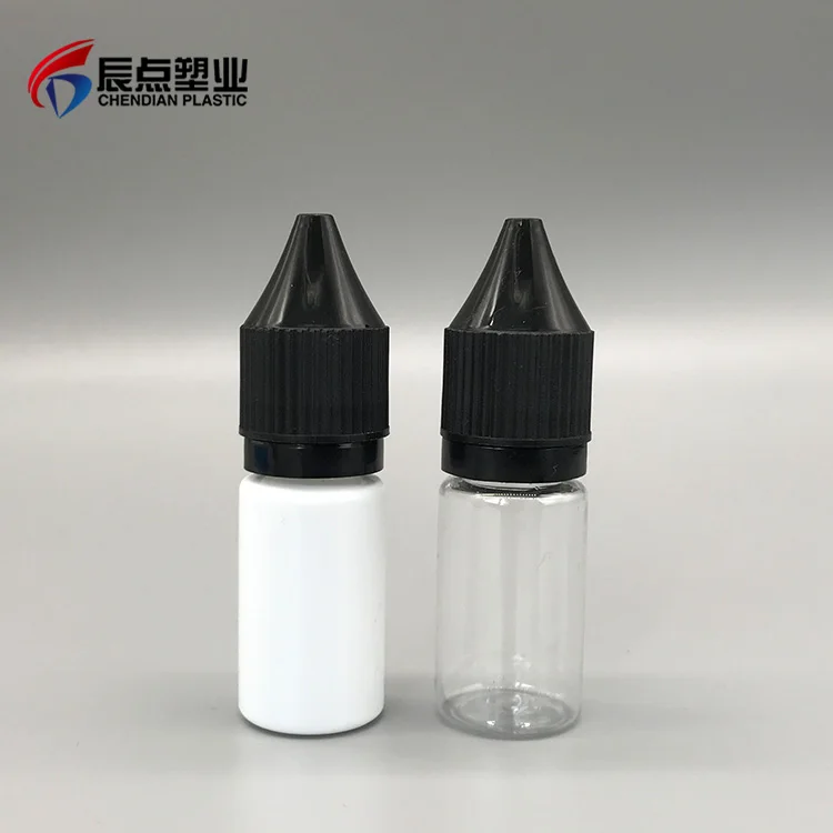 Последний тип Высокое качество 15 мл 10 мл Малый ПЭ матовый черный матовый пластик пипетки бутылки
