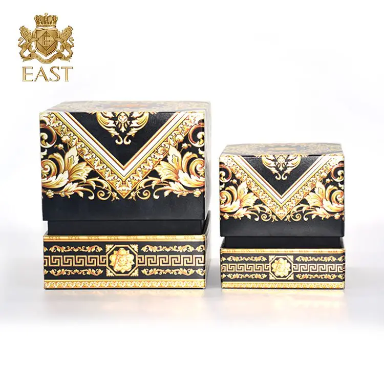 Eastbox Custom Lid And Tray Cardboard Box Customized Logo Perfume Paper  Packaging Box With Insert