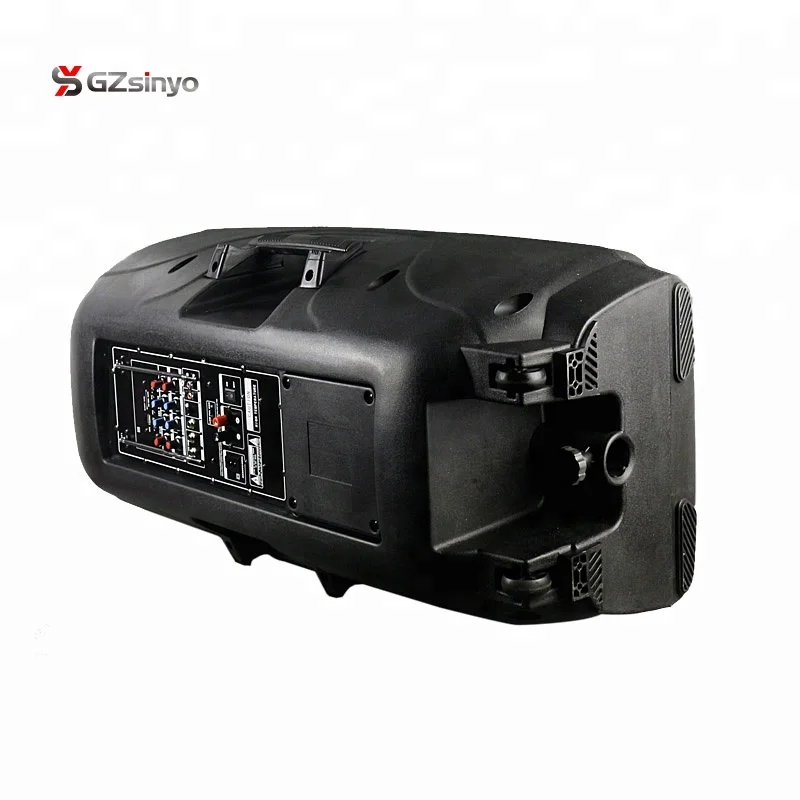 double 12inch strong power portable battery powered pa speaker system