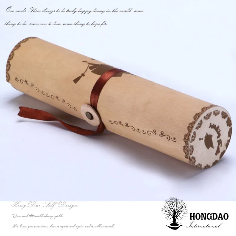 
HONGDAO wooden macarons box or wooden cake box of wooden box for gift wholesale 