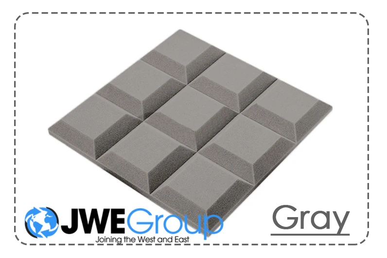 Новый 48 шт. комплект конического зубчатого колеса Сетка Тип акустической панели звукопоглощение студия Звукоизоляционная пена 50x50x5 см 7 видов цветов KK1046