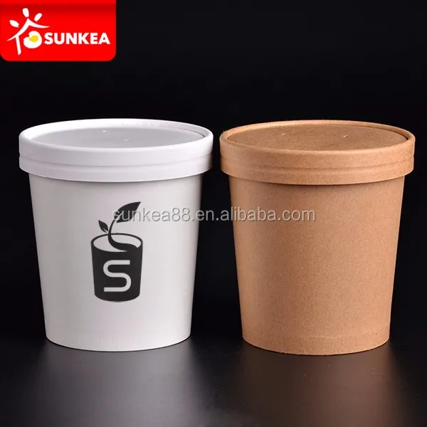 500 ml biodegradable compostable disposable chinese soup bowl