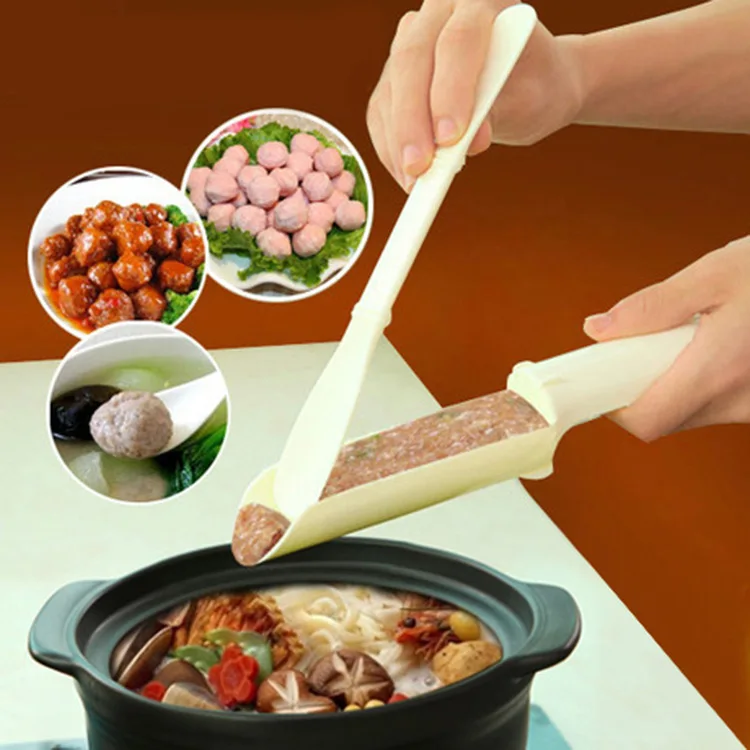 Fish balls and meatballs maker processing spoon DIY balls maker