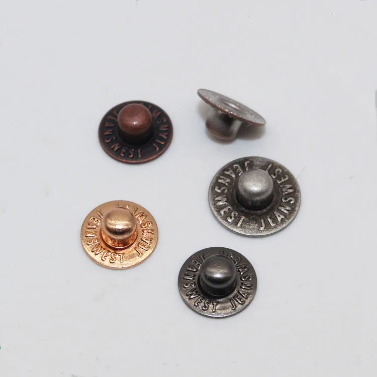 
oeko-tex 100 6mm 7mm 8mm 9mm 10mm 11mm 12mm metal jeans rivet 