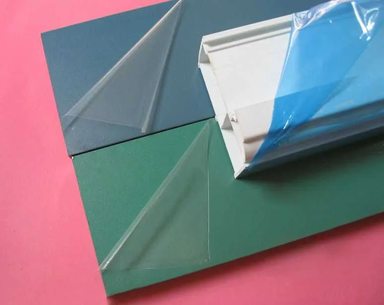 0.08mm Sandblasting Pe Protective Film for windows Aluminum Profile With Print