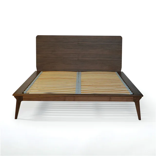 Wholesale Factory French Style Wooden Double Bed Cover Fabric King Size Bed Size