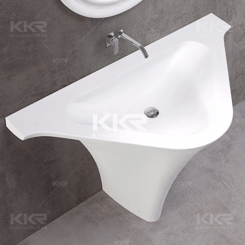 
Bathroom Countertops Vanity Tops Cabinet Vanity Washbasin Acrylic Solid Surface Hand Washbasin 