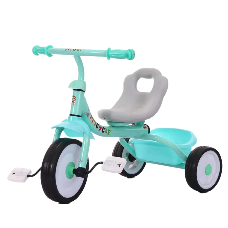 Oптoвaя прoдaжa дeтскaя Педальный трехколесный велосипед, простая одежда для маленьких ручной пуш-ап трехколесный скутер ездить на с принтом «машинка» для маленьких