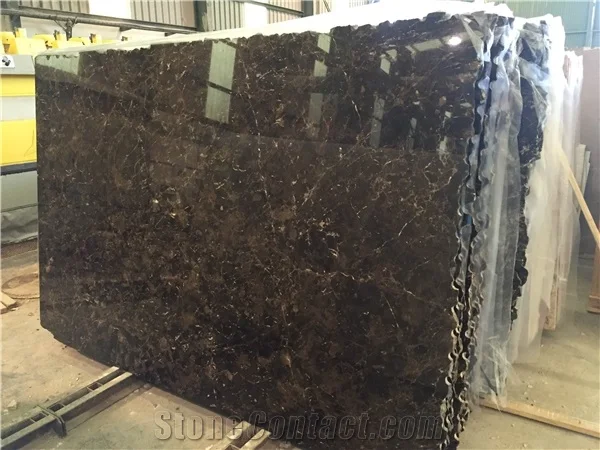 Spain Emperador Dark Marble Round Table Top Countertop Tile Slab Price