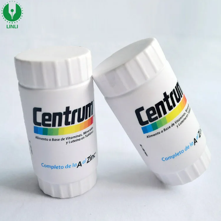 
Medicine Bottle Squeeze PU Ball with Logo 