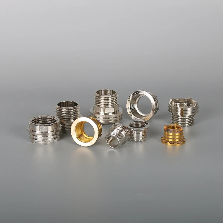 LK-4-601 ( 1/2 )   high quality brass pipe female threads insert fitting with Chrome plating