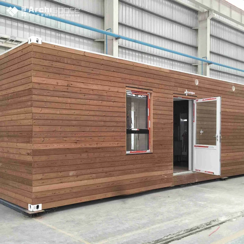 
 Сборный дом австралийских стандартов с портативной кабиной  