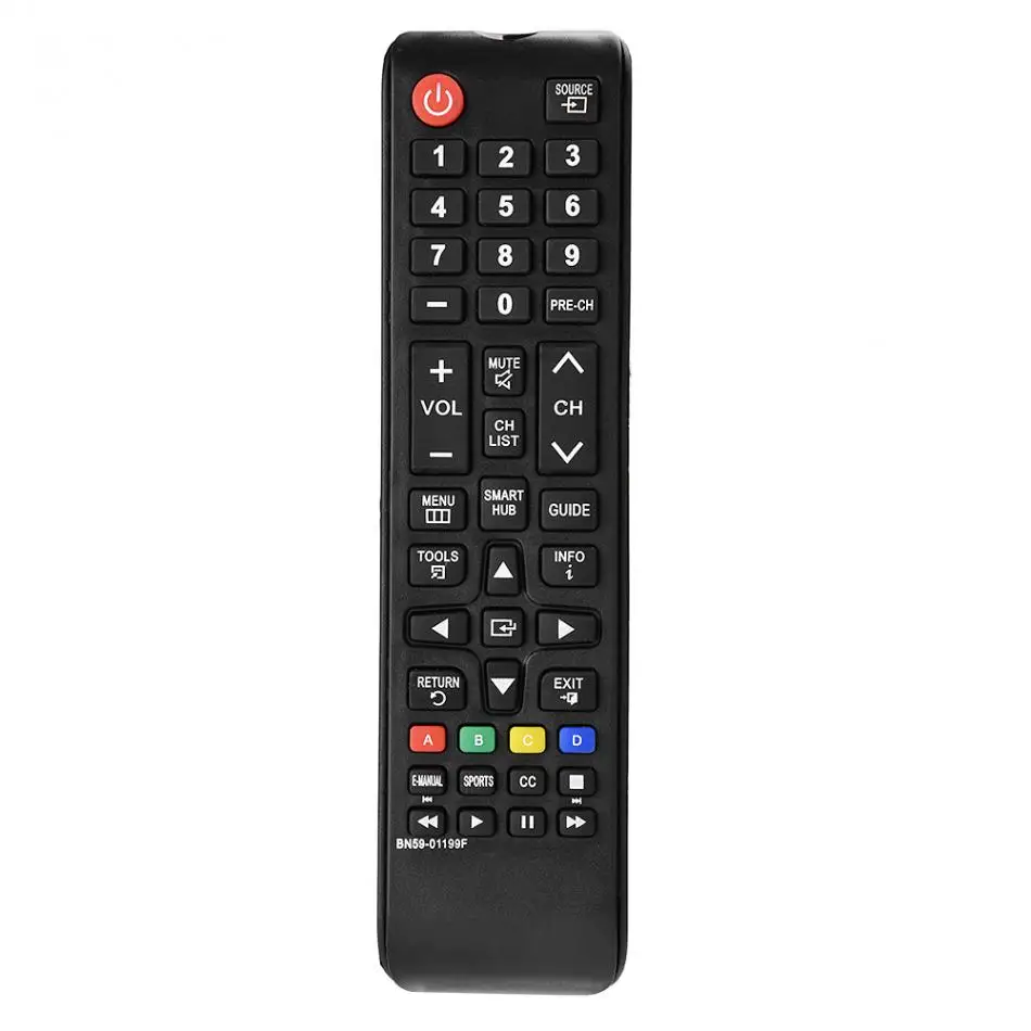 Universal BN59-01199F LED Smart TV Remote Control Replacement For Samsung TV Accessories with smart hub button