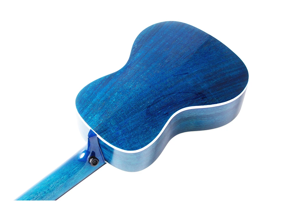 China grape brand SS14 green hight gloss solid mahogany 24 inch soprano ukulele