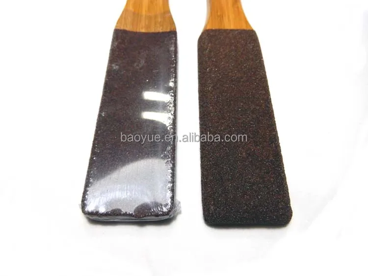 New stylish Bamboo body foot file with sands around