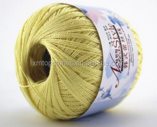 100%Top Sales Baby Knitting Mercerized Crochet Cotton Yarn