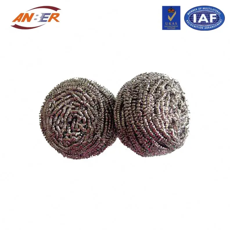 Dish Cleaning Stainless Steel Wire Mesh Wash Sponge 20G Scourer