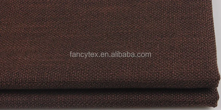 
polyester high quality faux flax Linen sofa cover fabric for curtain bolster home textile 