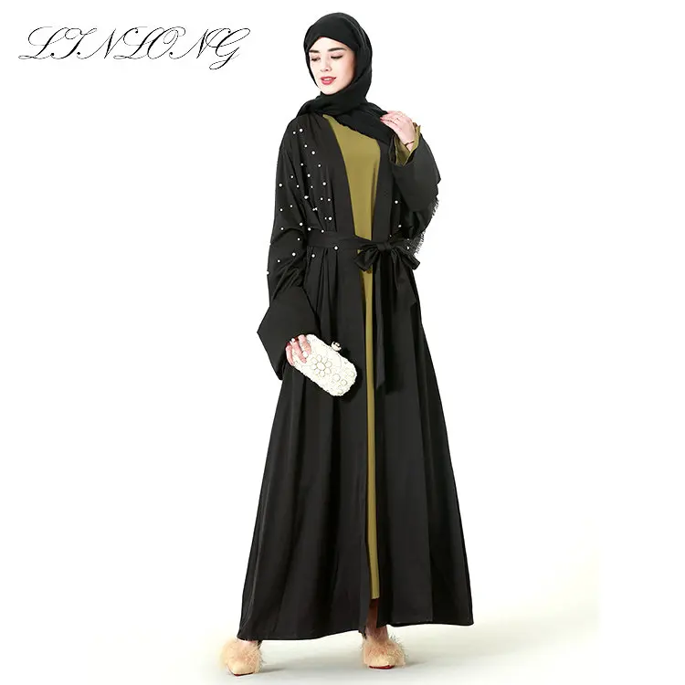 Latest loose design quality assurance abaya black