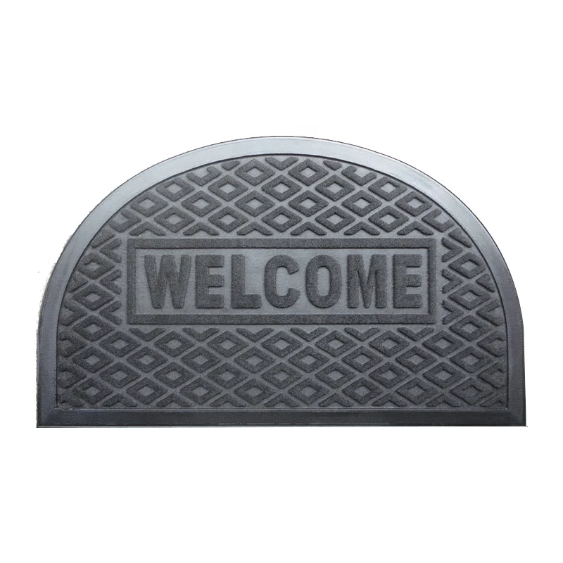 High Quality Machine Made Carpet Rubber Doormats For Outdoor