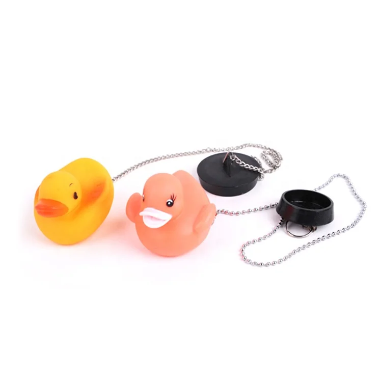 Bathtub Plug Floating Frog Rubber Duck Animal Dophin Floating Duck Bath Plug toy