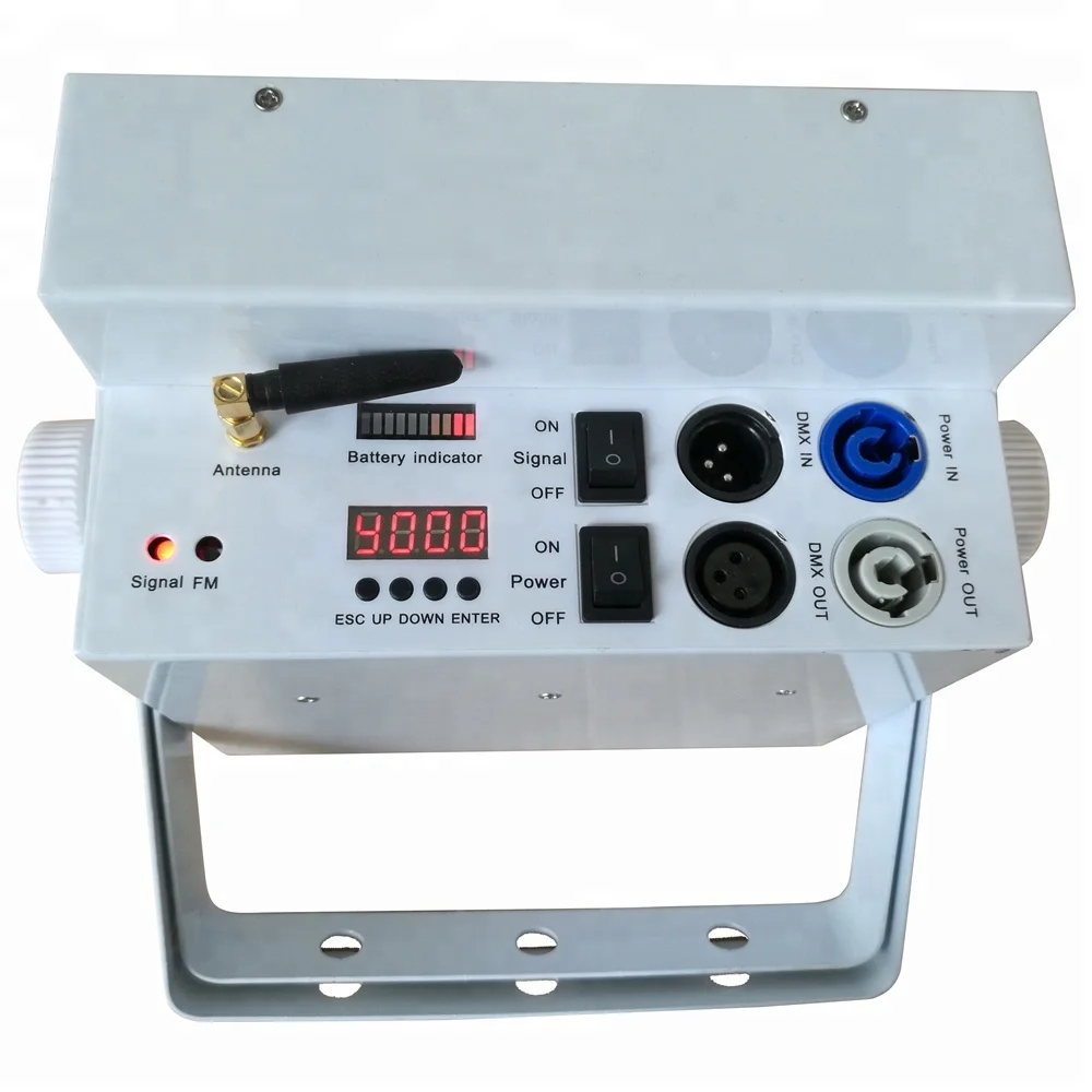 High Quality Dj Club Wedding Event Stage Led Par Light 12x12w 5in1 Wifi Wireless Battery Powered Uplights with Large