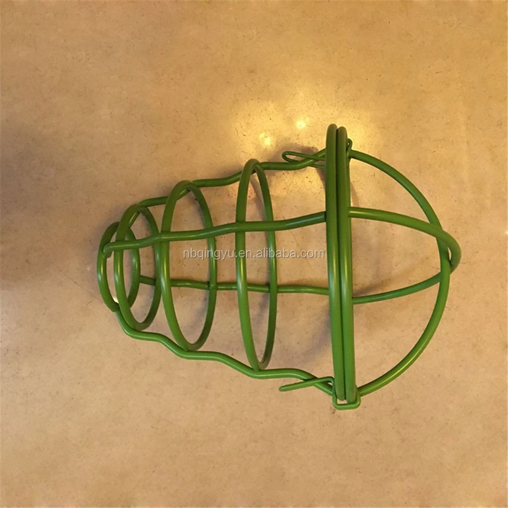 Industrial Retro Metal Wire Light Bulb Guard Vintage Black Bird Cage Shade for Pendant Light