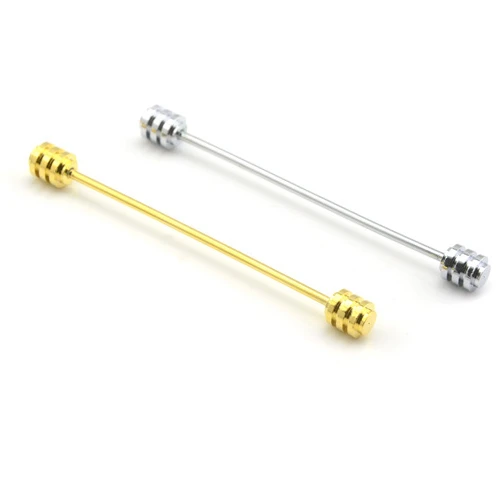 stock  Men Metal brass  Luxurious   fashion  collar pin for shirt
