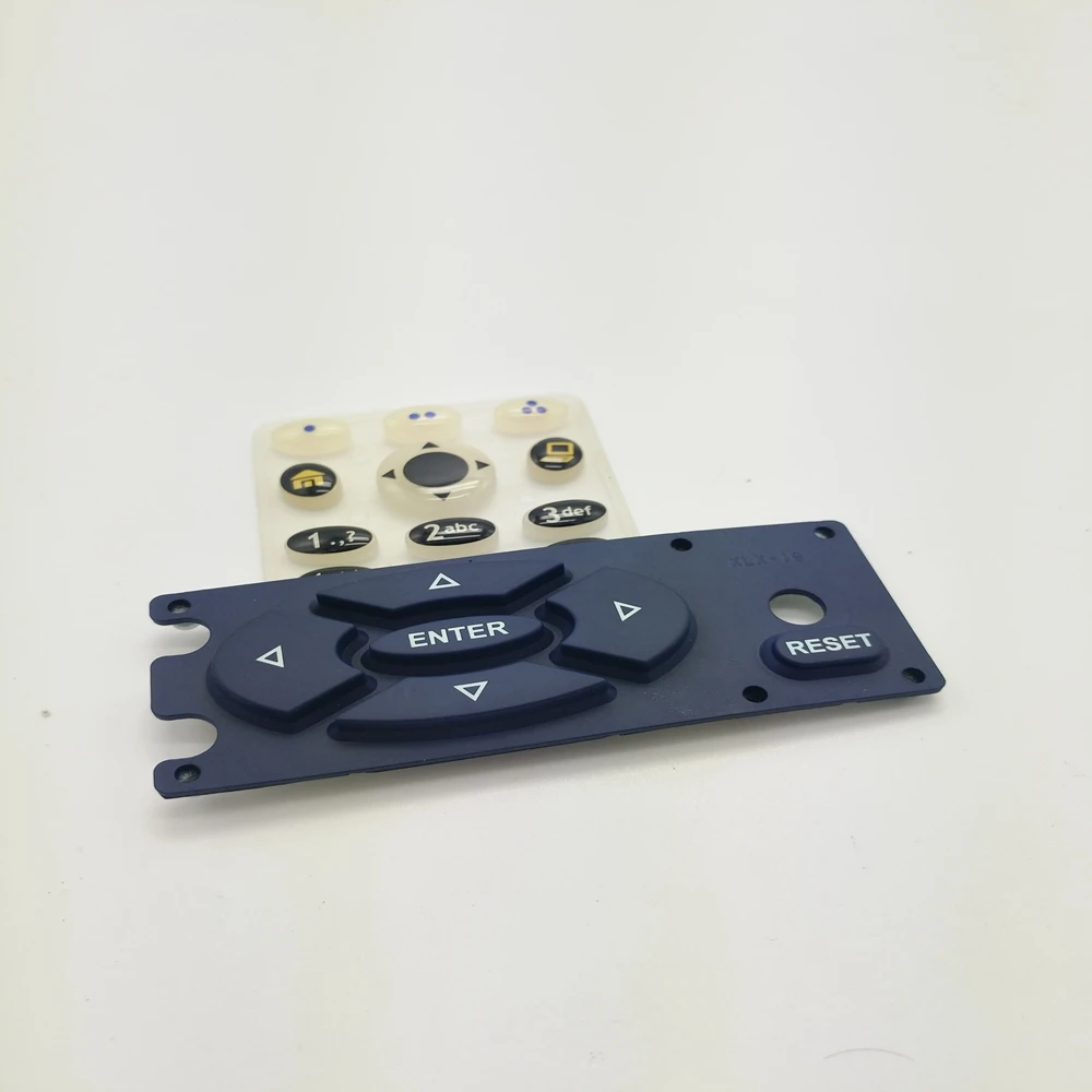 Rubber keypad for electronic application silicone keypad single custom oem membrane keypad