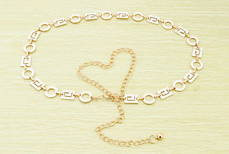 High Quality Metal Chain Belt, Gold Belly Chain, Women Waist Belts Chain