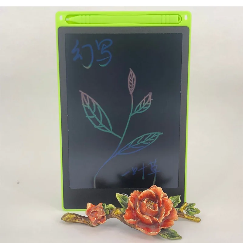 8.5 Inch No Ink Rainbow Colorful LCD Drawing Board Writing Tablets Erase Notepad No Chalk Slate Doodle Pad Electronic Blackbo
