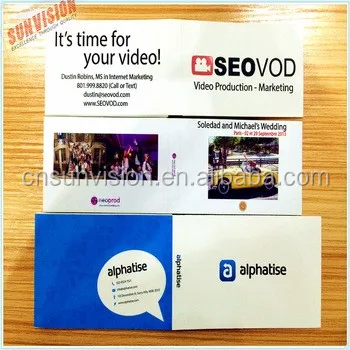 small screen mini pocket Compact and Versatile Mini Video Screens for Business Name Cards, Wedding Invitations, and Music Cards