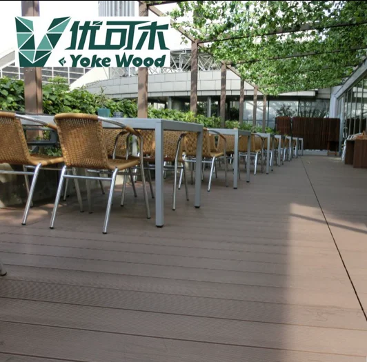 
wpc low maintenance china hollow decking floor Wood Plastic Composite / WPC Decking / WPC Flooring exterior cheap 