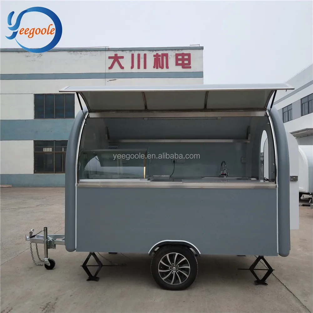 Hot dog cart Selling Mobile pizza cart popcorn cotton candy machine cart