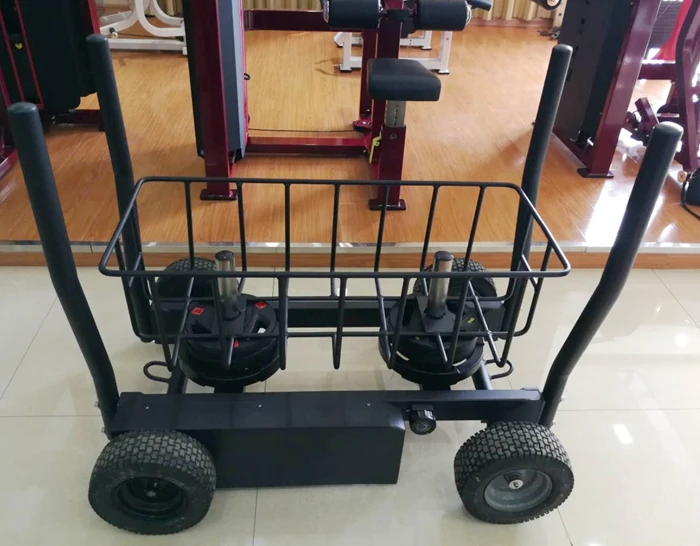 good quality power sled  with wheels gym equipment for strength training