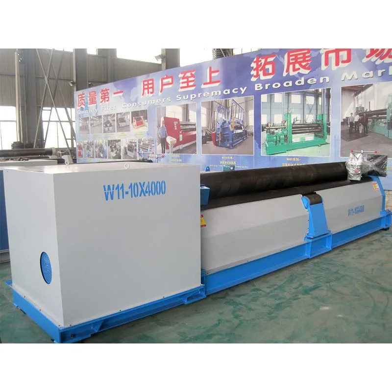 Электрическая гибочная машина для прокатки металлических пластин, 3 рулона