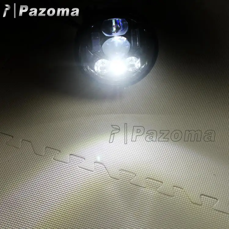 New Universal Motorcycle E-marked LED Projector Headlight For Harley Bobber Chopper Cafe Racer