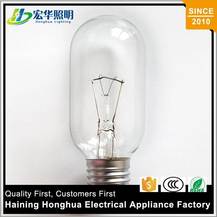 Light 220V Tubes Incandescent Bulbs T45 Vintage Incandescent Bulbs 25W