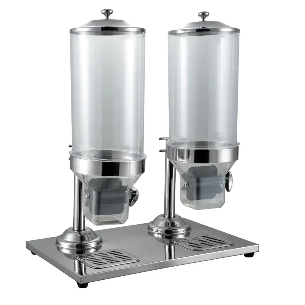 Factory price commercial stainless steel candy coffee bean sugar cereal rice dispenser for hotel kitchenware