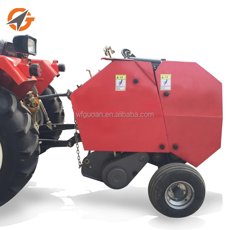 High efficiency Full Automatic hemp small round hay baler with sisal baler twine