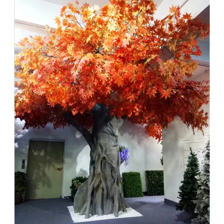 Hot Sale Large Outdoor Artificial Maple Tree High Quality Decoration Trees