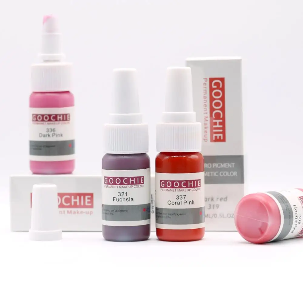 Goochie Permanent Makeup Microblading PMU Pigment Tattoo Ink For Eyebrows Lip Eyeliner