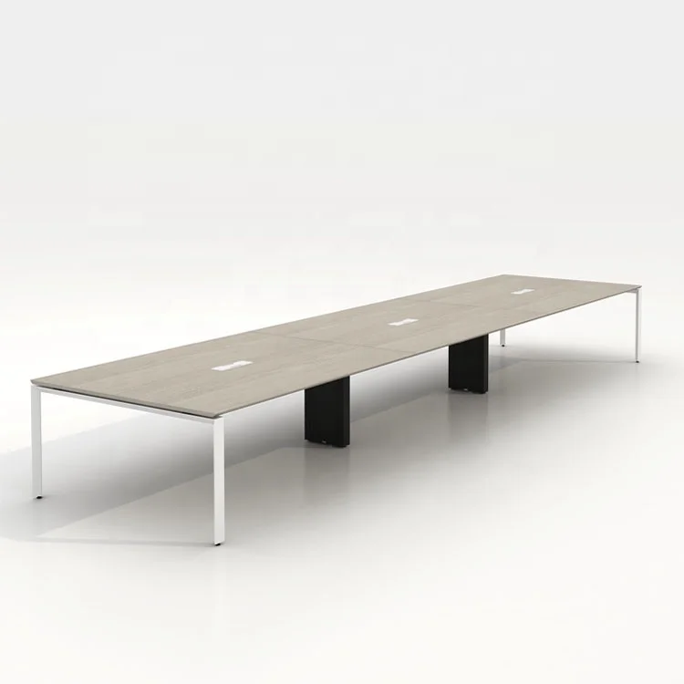Modern design board room office table set used 6 meter long 12 person conference table specification