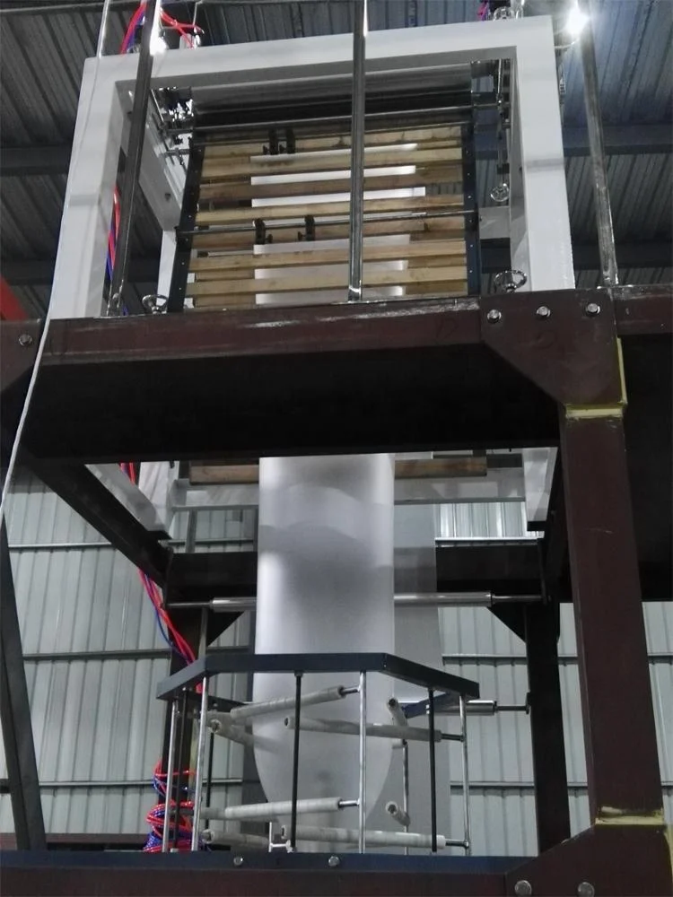  Машина для выдувания пленки HDPE LDPE Pe машина биоразлагаемой экструдер