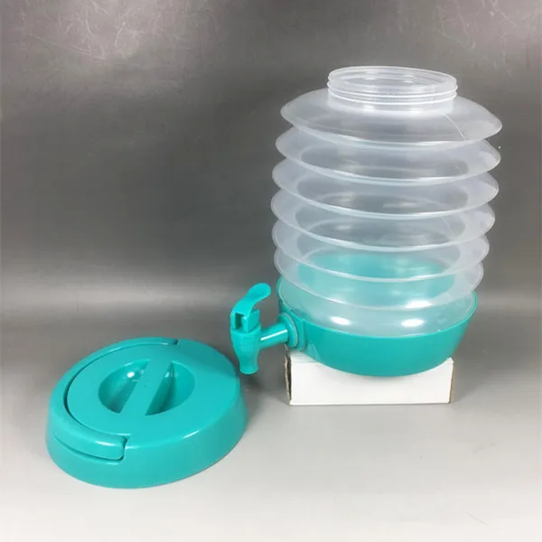 Collapsible Folding Water Dispenser Portable Drinks Container Camping With Tap foldable container with tap