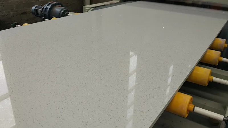 
Chinese factory supply white star quartz stone for kitchen table top 