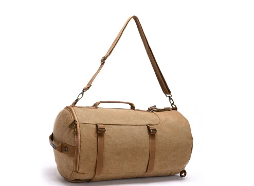 BSCI/Sedex  Excellent Quality Vintage Backpack Canvas Duffel Bag Outdoor Hiking Bag For Men